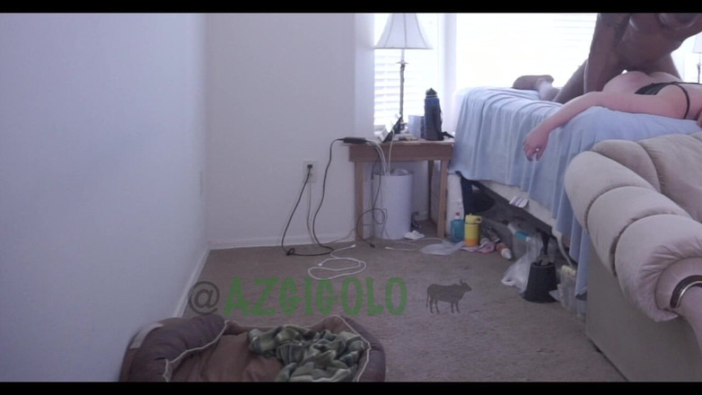 AZGIGOLO: Blonde hete vrouw gevuld - cuck doet daarna mee