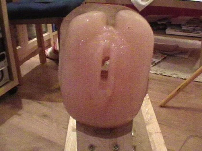 Mark Hannes: Fleshlight vibrátor Stand Sex Masturbace
