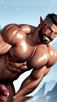 Những người đàn ông elven tưởng tượng cu to