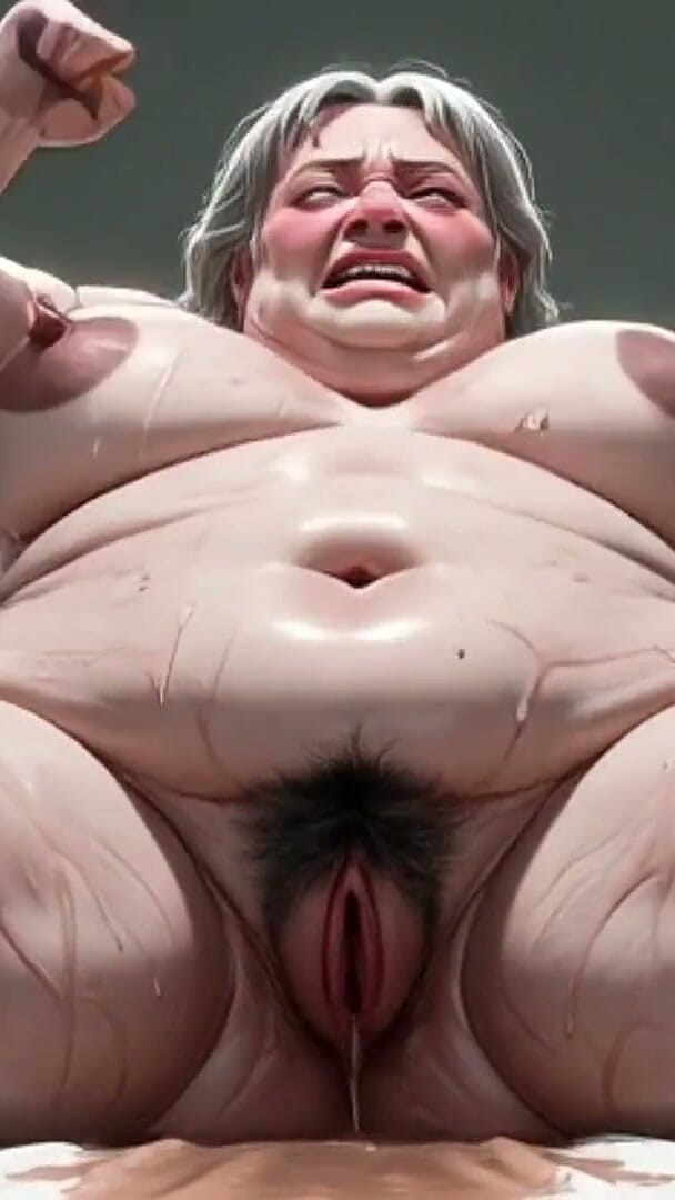 YOUR BEST FANTASY: Fat BBW Hairy Bush Masturbation - Wet Hairy Pussy Rubbing &amp; Creamy...
