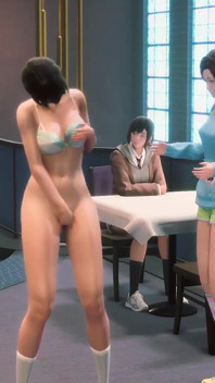 Cewek itu lagi sange di restoran