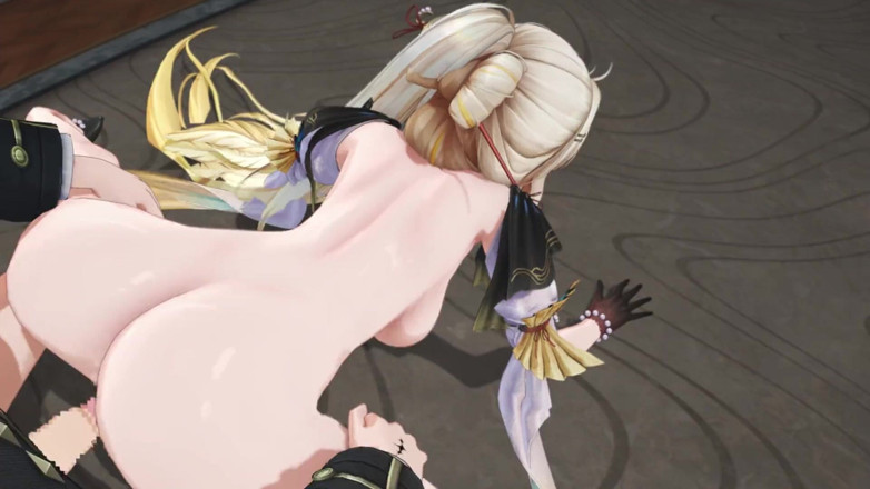 NSFWOtaku: Wuthering Waves - scenă sexuală intimă Suisui și Rover - animație 3D Hentai