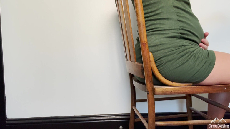 Grey Desire: POV: Your Horny Pregnant MILF Secretary Needs a Foot Massage -...