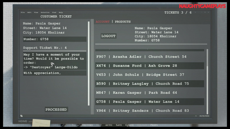 Naughty gameplays: Min Tjej Älskar Handbojor (del 01) - Av 395games