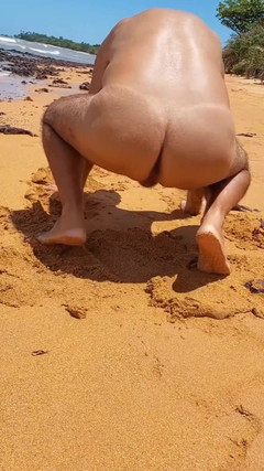 Ladysilvas: Ladysilva heißer arsch am strand