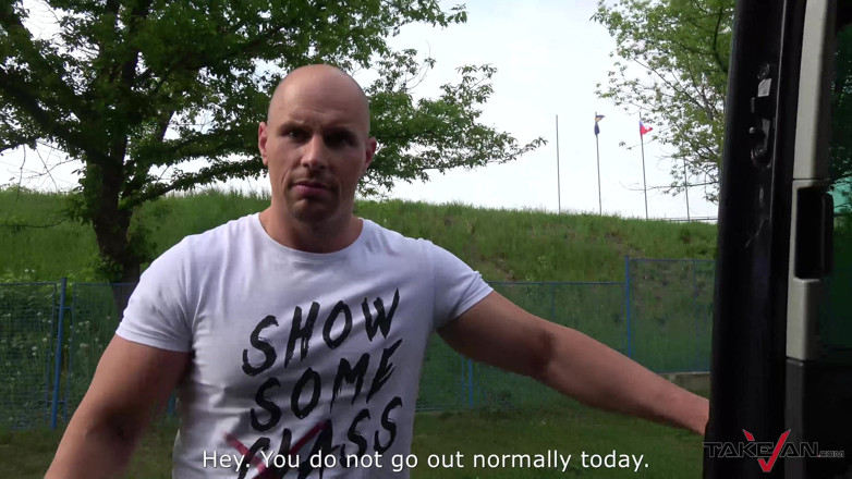 Take Van: The bald muscled stud and the shy girls on the...
