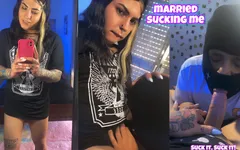 Married Man Sucks Trans Girl's Big Dick