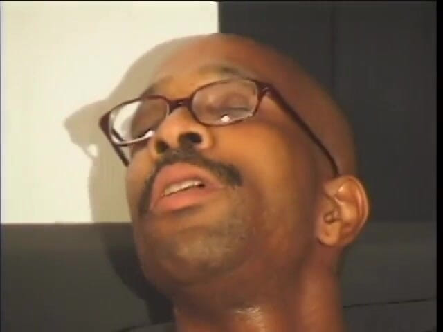 Old Good Porn: Blonde MILF gives black stud some messy head