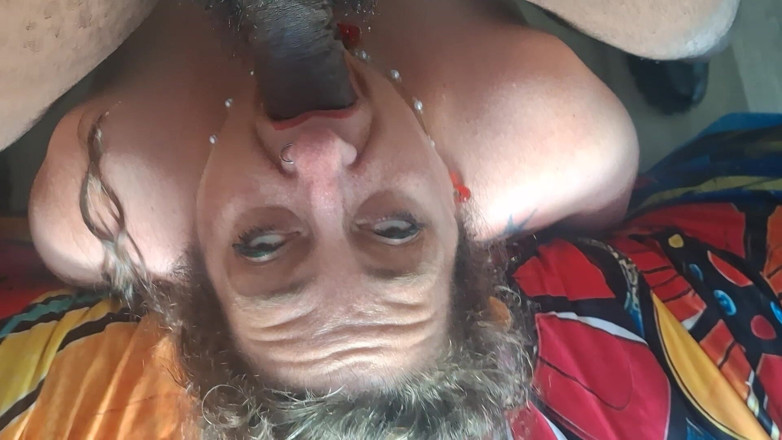 Kittenbritches: BBW Submissive Slut Roughly Face Fucked by BBC