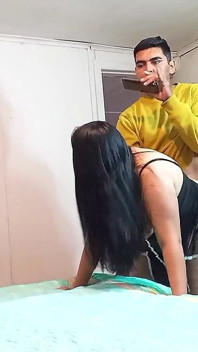 My Stepmother Is Doing Things and I Record Her Ass While I Put My Cock in Her - Unexpected Sex