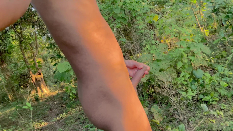 LonlyBoy: Молодой паренек дези бродит обнаженной в общественном месте