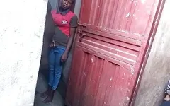 A Big Black Guy Secretly Fucks a College Girl