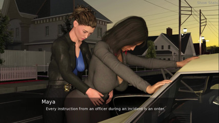 Porny Games: Projekt žhavá manželka - Dotýkání se sexy policistkou (34)