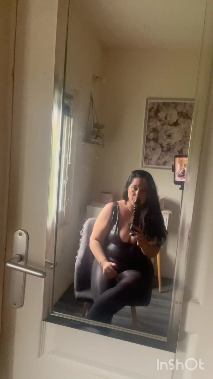 Maitresse Clara: JOI przed swoim odbiciem w lustrze