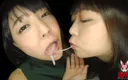 Japan Fetish Fusion: Double Virtual Lesbian Kisses - Arisa Hanyu &amp; Yuka Asami