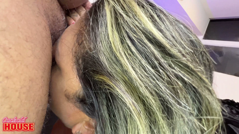 CuckoldHouse: 巨乳熟女的所有小穴都被大黑屌填满