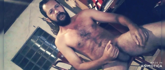 Rock F hairy: オナニーする
