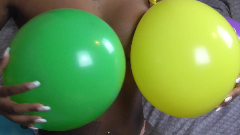 Solo Austria: Fetiș cu negresă cu balon