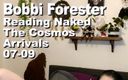 Cosmos naked readers: Bobbi leśnik czytający nago Kosmos przybywa o rozbiórce z Tiffany