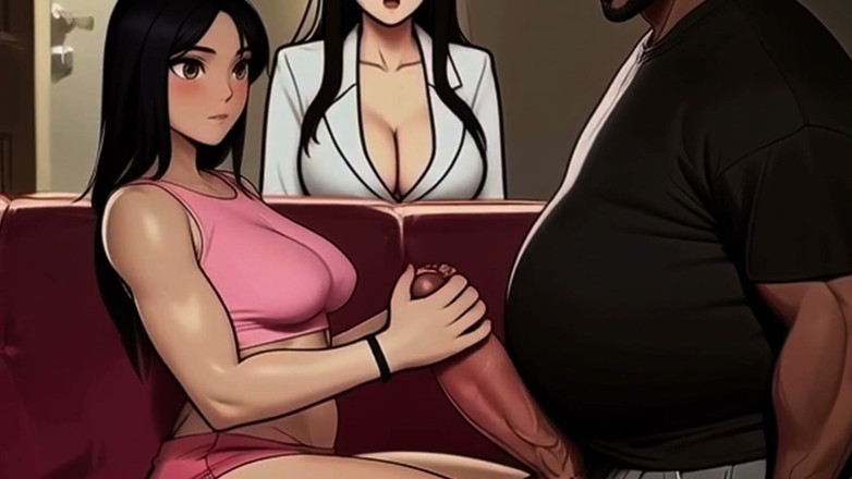 Spicy Toons: Coreana madrasta e enteada aprendem a compartilhar