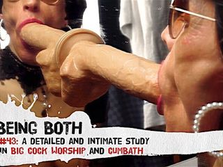 Being Both: #43 - En detaljerad och intim studie i BIG COCK WORSHIP...