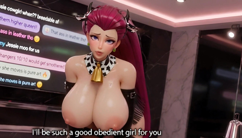 Stories&Anime: Ahegao cowgirl jessie - tette enormi rimbalzano e culo succoso stuzzica