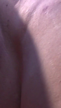 German bbw blonde strokes her big tits in the presence of a watcher who films her masturbating her pussy with sex toys