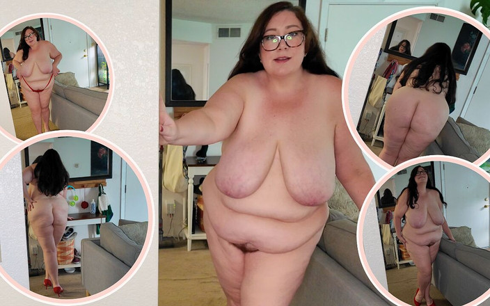 cutejayne: 빨간 발 뒤꿈치의 비 밀프 누드 패션쇼