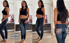 Princess Monica: Kentut comel dalam seluar jeans selepas makan makanan yang gazzy