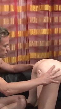 Casting of a busty redhead slut getting analized and fist fucked
