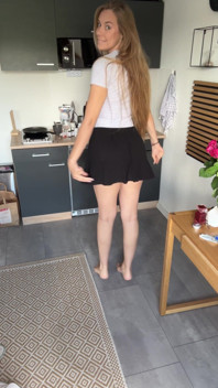 Lifting My Skirt for a Secret View