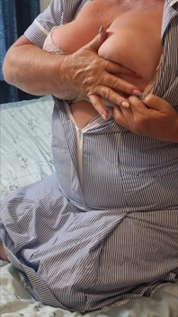 Naughty Nurse Julie - Bra Reveal & Teasing Huge Tits