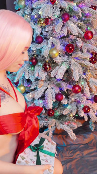 Stuck Under Christmas Tree, Pink Stepsis? Oops… Creampie Again!