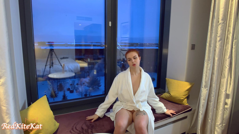 Red KiteKat: Horny girl masturbate with sex toys - hot solo