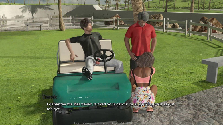 Dirty GamesXxX: Tacos: manžel sleduje, jak jeho žena vykládá na golfovém hřišti dvě...