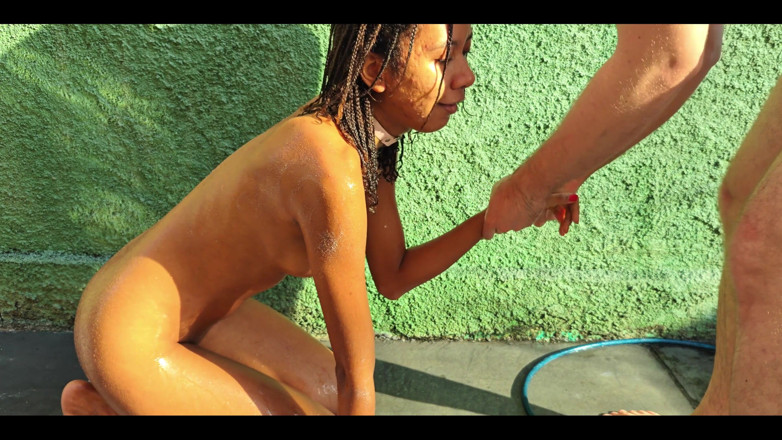 Lily Slav: Submissive Bathed Like a Pet