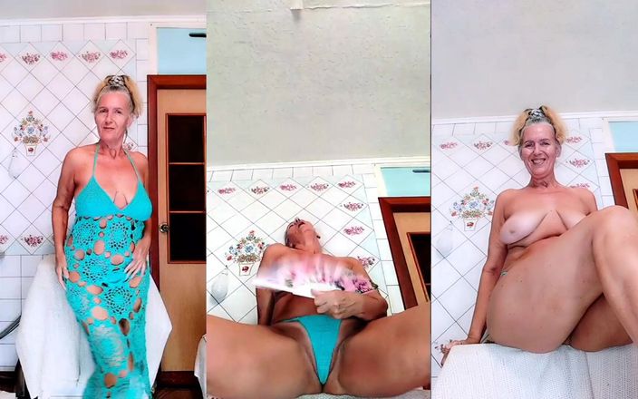 Lukerya: Striptease divertido de una ama de casa caliente en la...