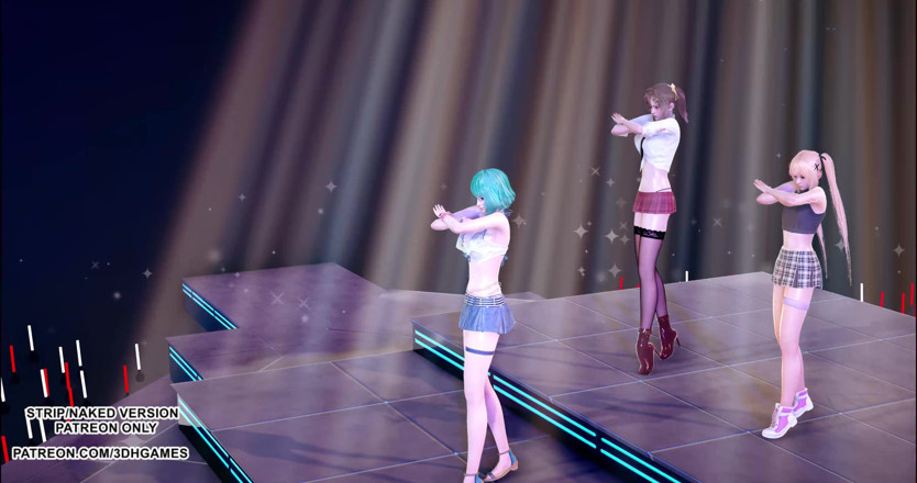 3D-Hentai Games: [mmd] erobererin doa Marie rose Misaki Tamaki heißer tanz 4k 60fps