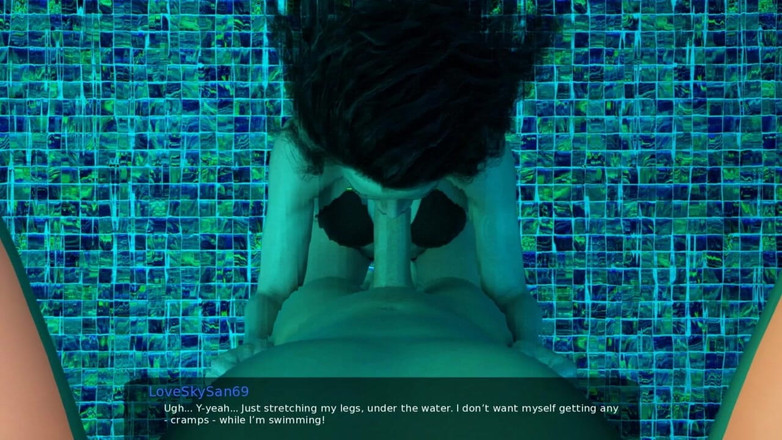 LoveSkySan69Real: Milfy City [v0.6e] Part 61 Lesbian in the Pool Soo Hot!!! by...