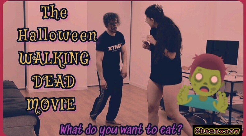 Shanaxnow: Shanaxnow Halloween - Zombie głodny dla twojego tyłka BJ spust w...