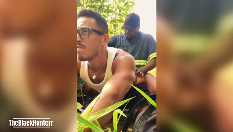 TheBlacKHunterr: Workers Eating Colleague's Ass and Cumming in His Mouth