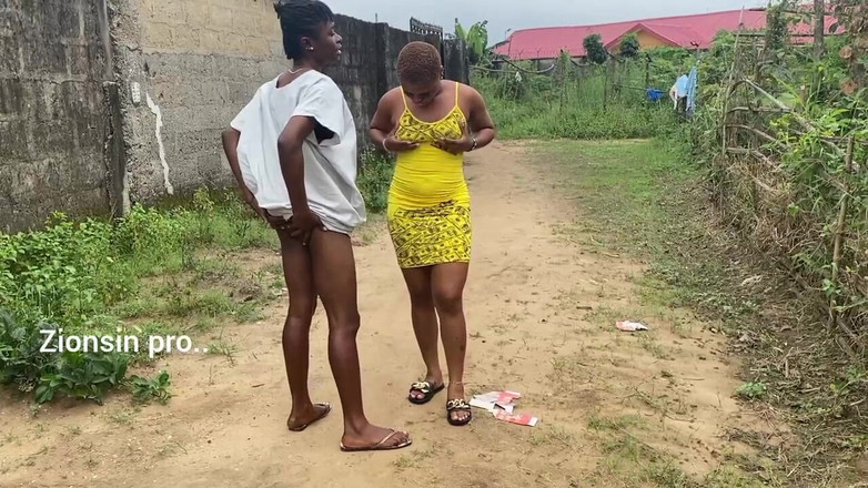 Zion: Naughty African Teen Showcasing Their Asses in Broad Daylight