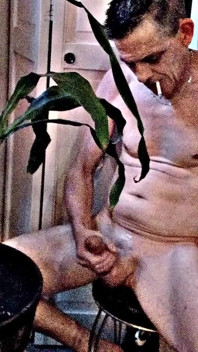 Chrisstrongcock Lotionedd up and Ready to Fuck.