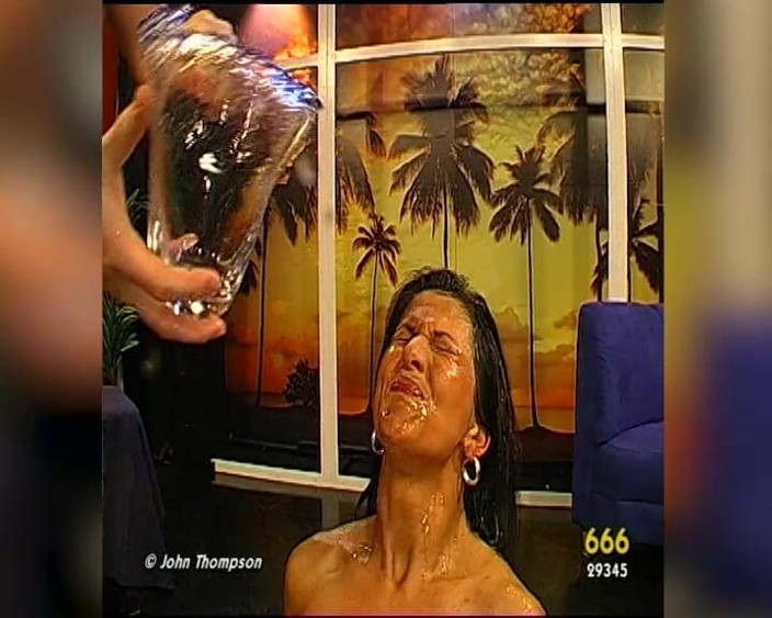 GGG John Thompson Classic Retro: Filthy Slut Gets Pissed on by Multiple Cocks and Fucked...