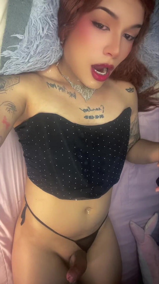Anali Myers: Latina, trans-giirl mit großem abspritzen