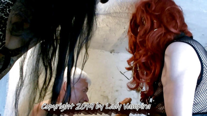 Domina Lady Vampira Guys Only: Ucuz kaltak bölüm 4 - yaşayan köleye giyinme