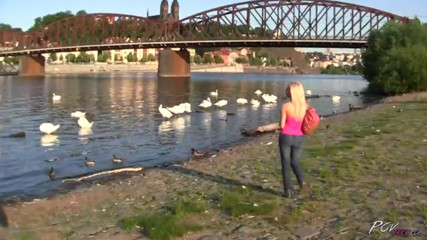 Czech Pornzone: Busty blondie blowing a dick like hungry bitch