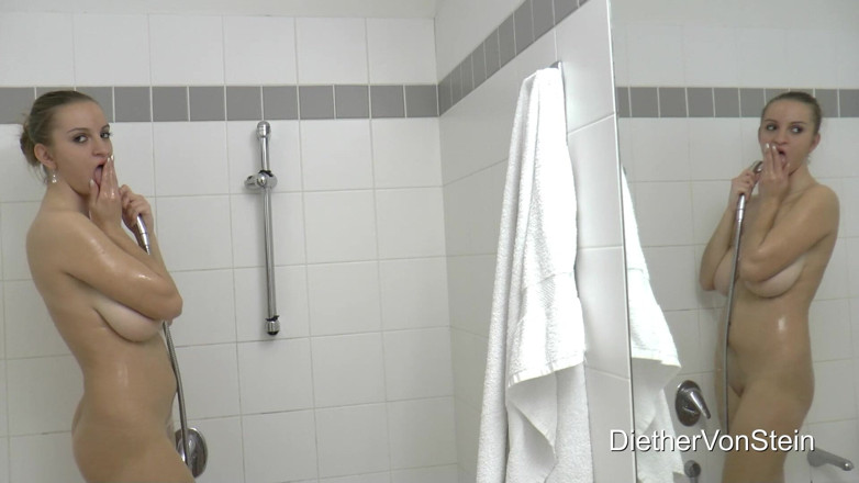 Diether Von Stein: Incredible Tits Girl Getting Fucked After Shower