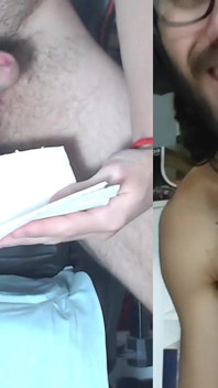 Masturbating Big Penis 4 Minutes, Look at the Face of Pleasure