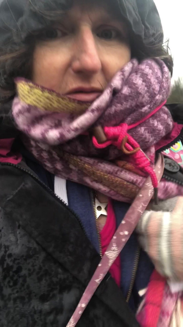 Flashing My Tit with Rock Hard Nip in Fucking Filthy Weather (Rachel Wrigglers)